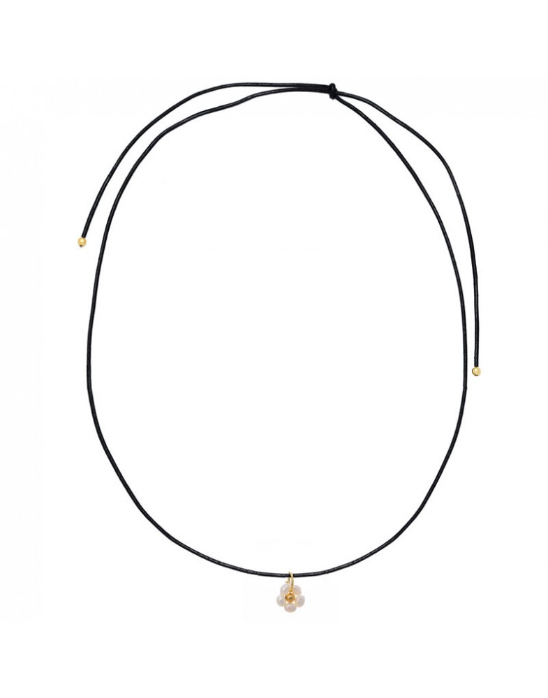 Colar Dourado Florzinhade Pérola