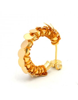 Brinco Dourado Confete Pequeno