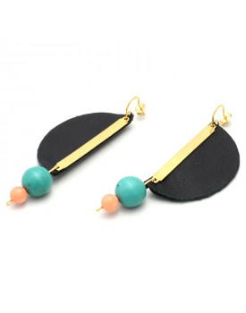 Brinco Dourado Lua Fases