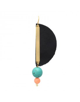 Brinco Dourado Lua Fases