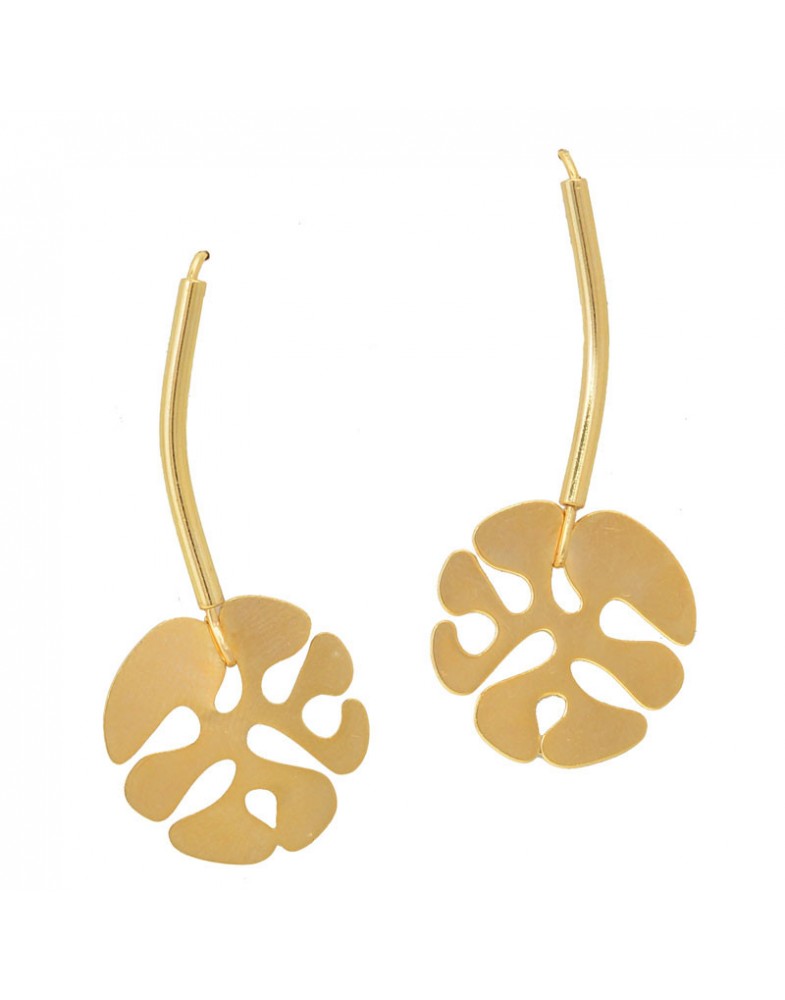 Brinco Dourado Costela De Adão