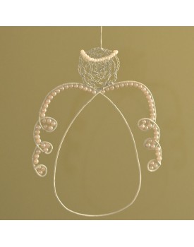 Pendentes Anjinho Dourado Branco
