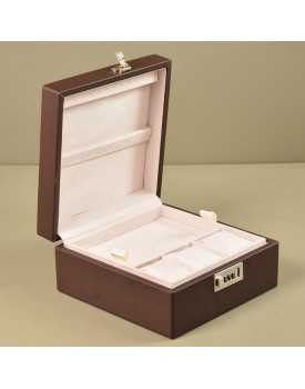 Porta-joias Classic Marrom