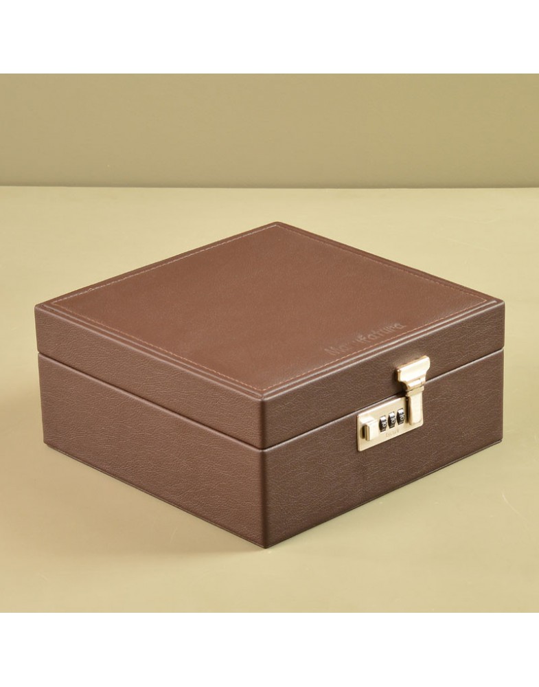 Porta-joias Classic Marrom