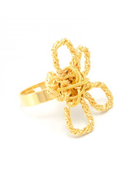 Anel Dourado Margarida Corrente