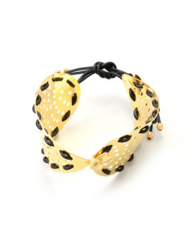 Pulseira Dourada Gotas