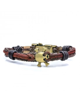 Pulseira Masculina Caveira Zinco