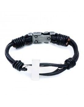 Pulseira Masculina Cruz de Zinco