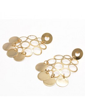Brinco Dourado Bubble