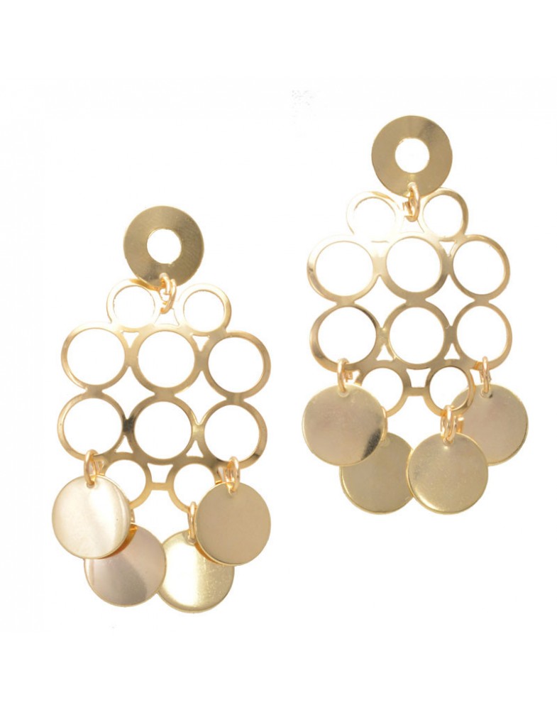 Brinco Dourado Bubble