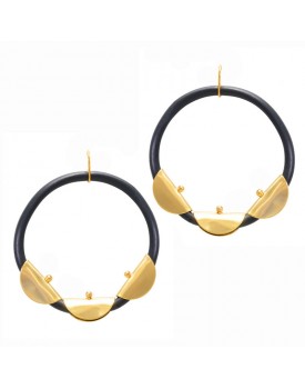 Brinco Dourado Egípcio Grande