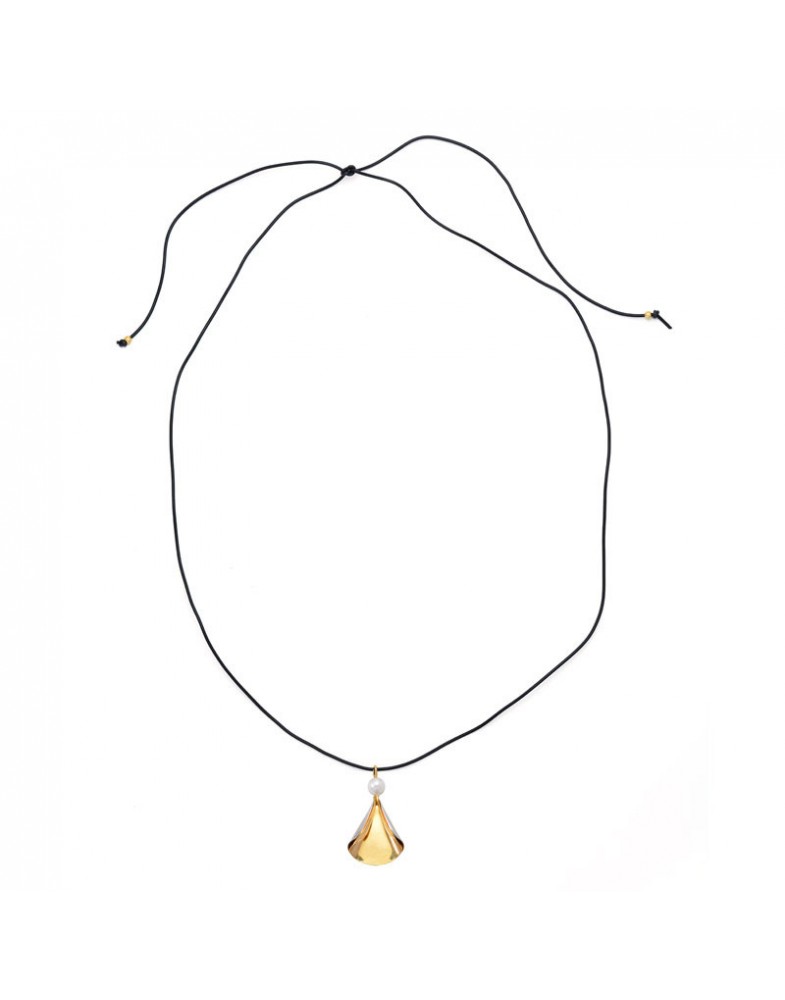 Colar Dourado Nossa Senhora Aparecida Dupla Silicone