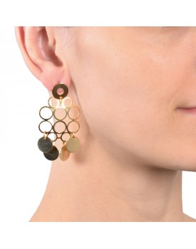 Brinco Dourado Bubble