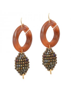 Brinco Dourado Balão