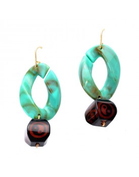 Brinco Dourado Ying Yang