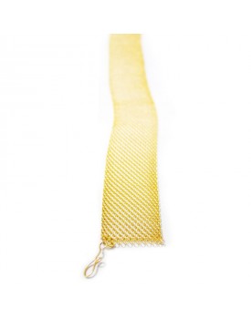 Colar Dourado Malha De Cobre