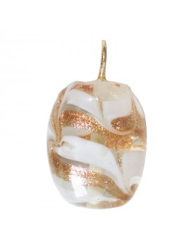 Brinco Dourado E Transparente Balão
