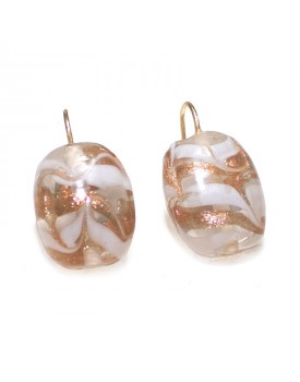 Brinco Dourado E Transparente Balão