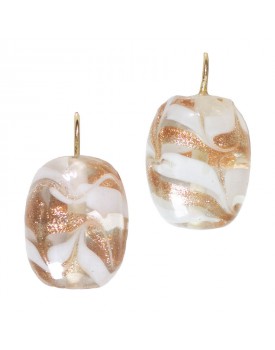 Brinco Dourado E Transparente Balão