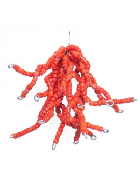 Brinco Prateado Coral