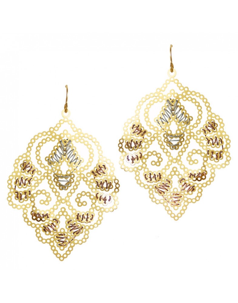 Brinco Dourado Antigo