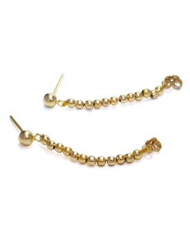 Brinco Dourado Linha Bolinha Pequena