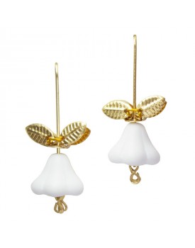 Brinco Dourado Tulipa