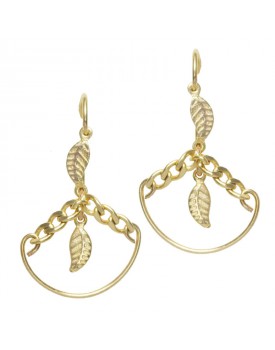 Brinco Dourado Gangorra