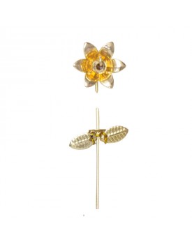 Brinco Dourado Girassol