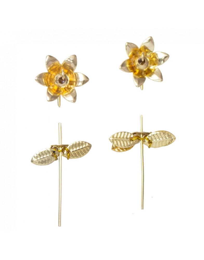 Brinco Dourado Girassol