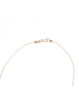 Colar Dourado Espaço Triângulo