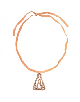 Colar Dourado Nossa Senhora De Madeira