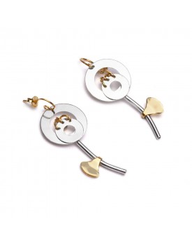 Brinco Dourado Cano Rasgado