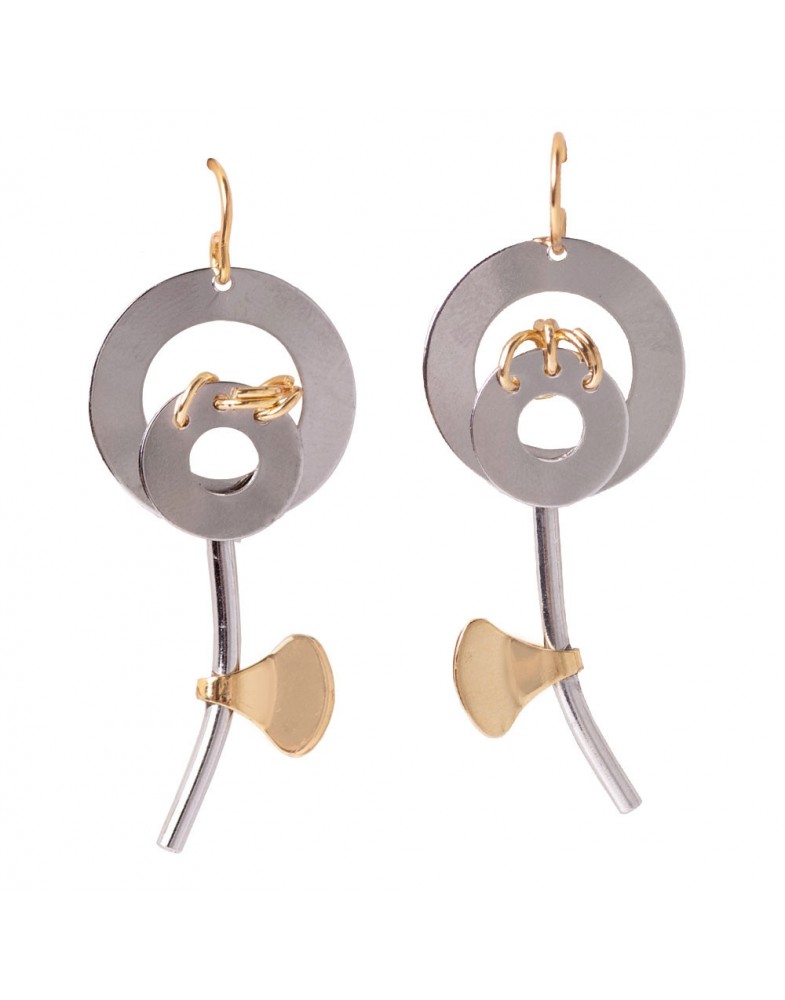 Brinco Dourado Cano Rasgado