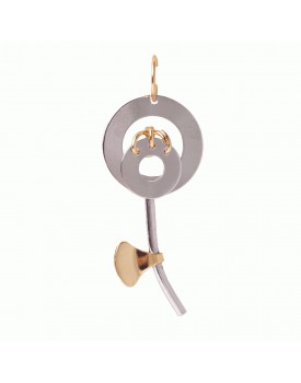 Brinco Dourado Cano Rasgado
