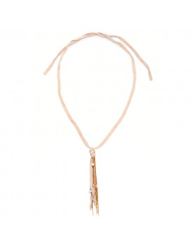 Colar Dourado Camurça