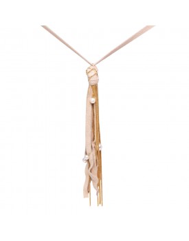 Colar Dourado Camurça