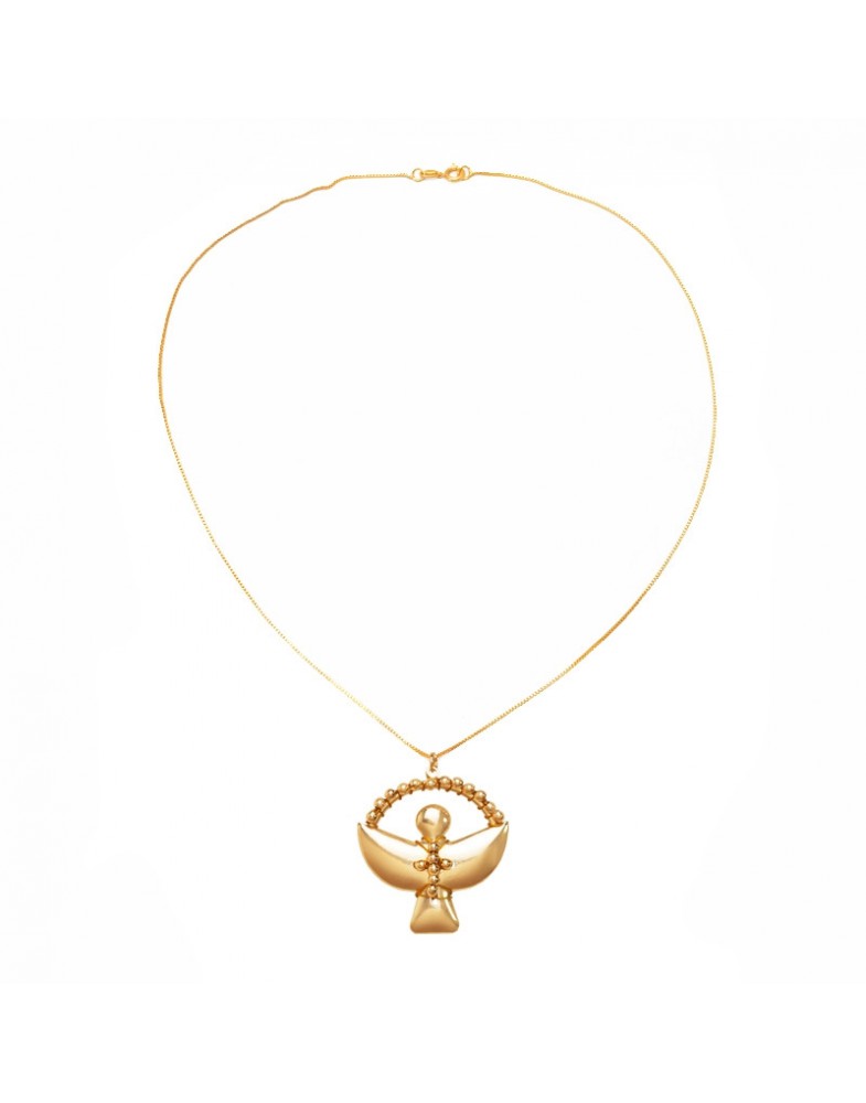Colar Dourado Divino Espírito Santo