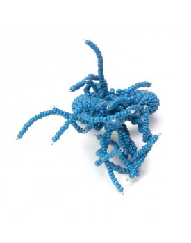 Argola de Guardanapo Coral Azul Turquesa