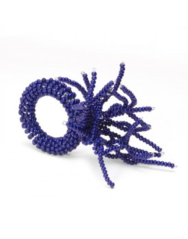 Argola de Guardanapo Coral Azul Marinho