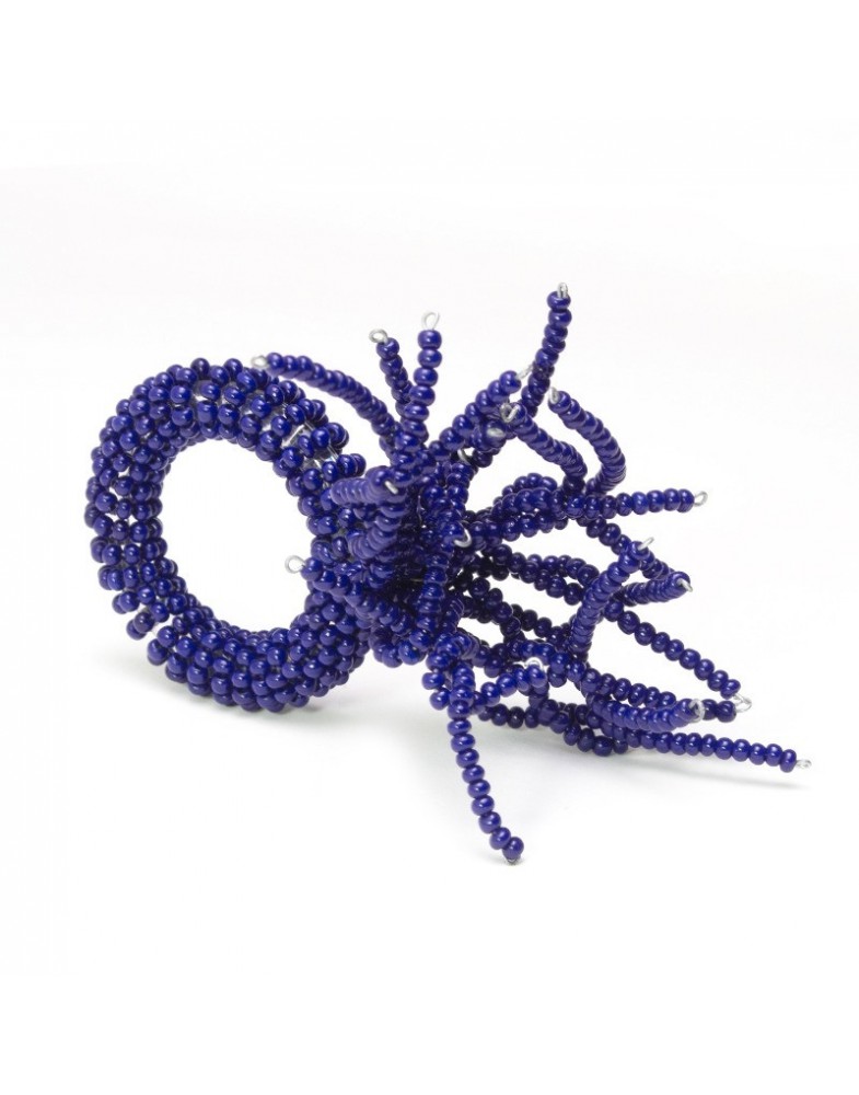 Argola de Guardanapo Coral Azul Marinho