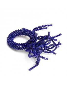 Argola de Guardanapo Coral Azul Marinho