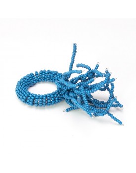 Argola de Guardanapo Coral Azul Celeste