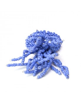 Argola de Guardanapo Coral Azul Celeste