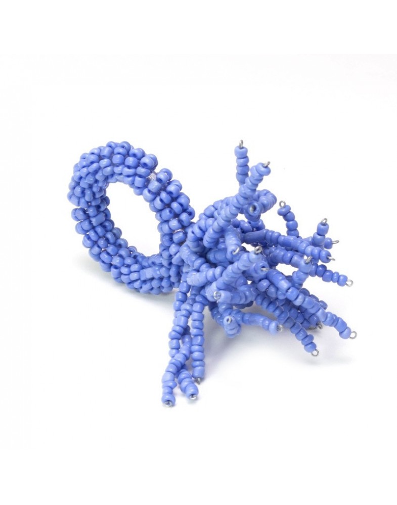 Argola de Guardanapo Coral Azul Celeste