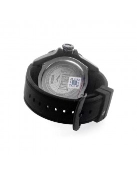 Relógio Everlast Masculino Silicone Preto 