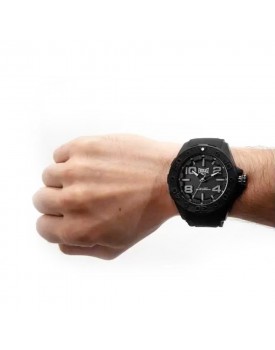 Relógio Everlast Masculino Silicone Preto 
