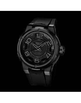 Relógio Everlast Masculino Total Black Silicone 