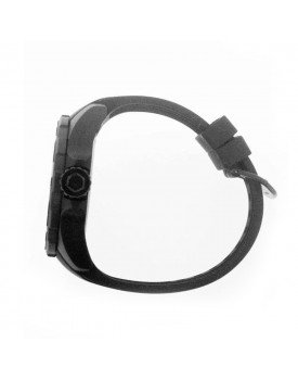 Relógio Everlast Orange Masculino Silicone Preto 