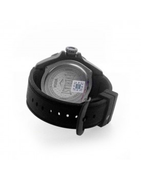 Relógio Everlast Orange Masculino Silicone Preto 